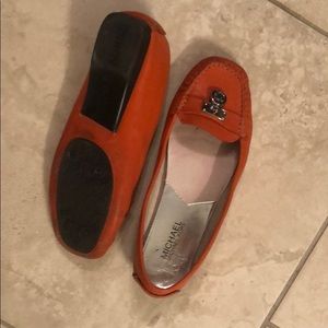Michael Kors Hamilton leather flats size 8.5